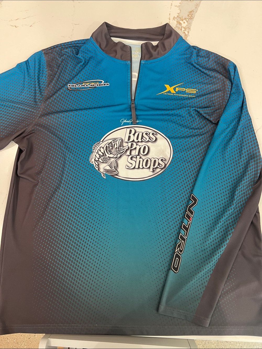 Bass Pro Shops Men’s Tournament Style Fishing Jersey-XXL